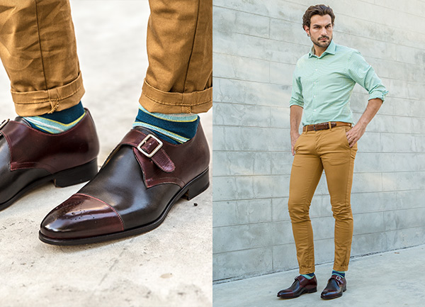 casual monk strap shoes